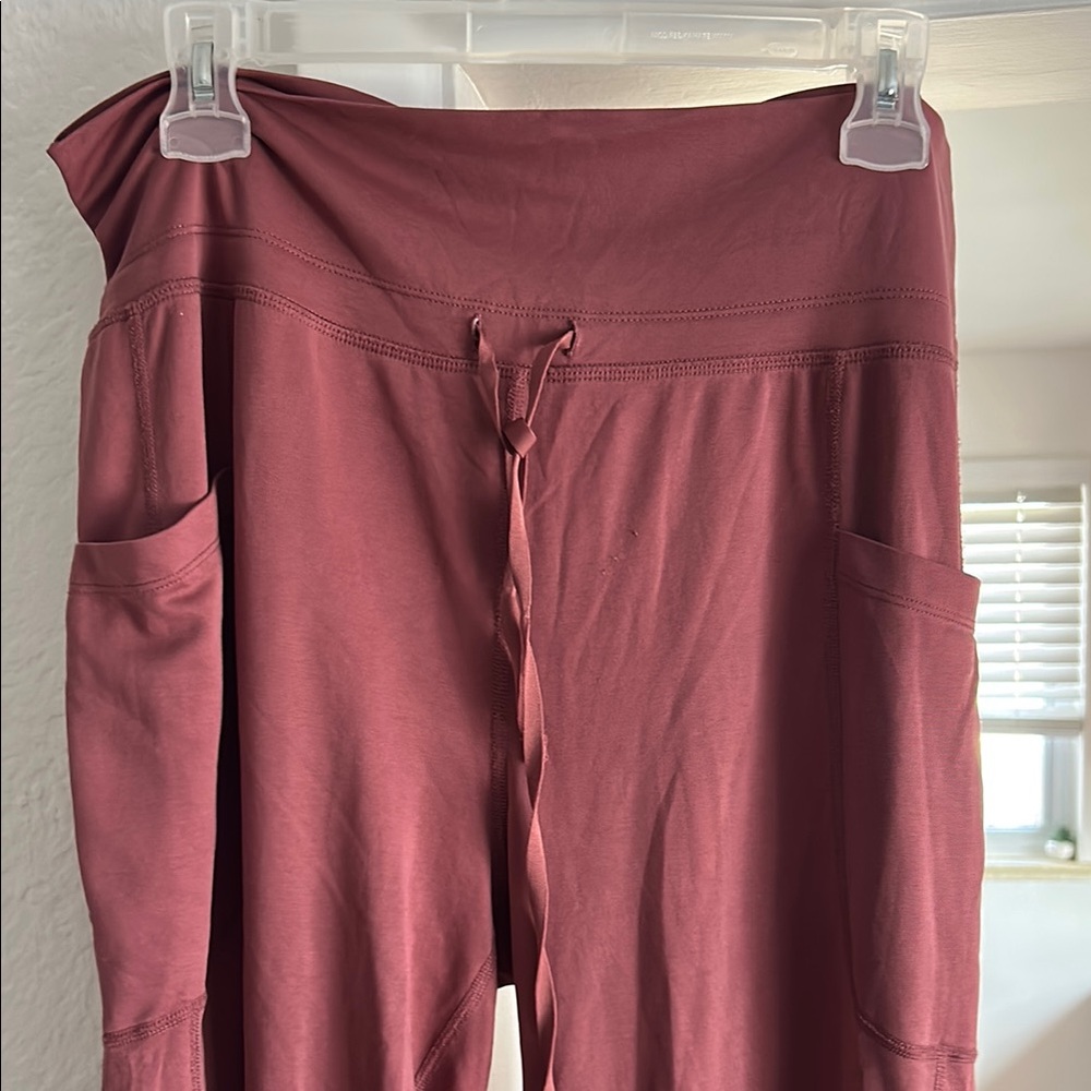 Fabletics Mauve Track Pants - Picture 2 of 5